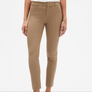 Banana Republic Pants Women's Size 0 Sloan Fit Cropped Ankle Tan Khaki